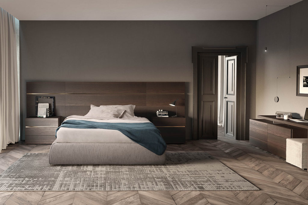 Bed, wallpanel, Boiserie, wood, Pianca