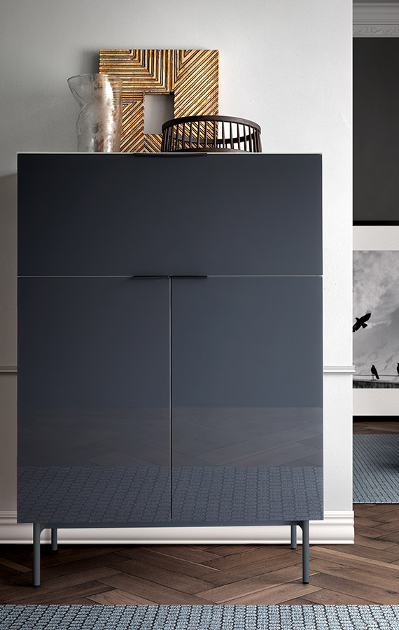 brema sideboard modern italian furniture for living room or kitchen made in italy by Pianca