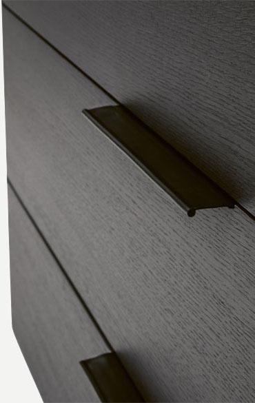 leather handle of dedalo drawer unit Pianca
