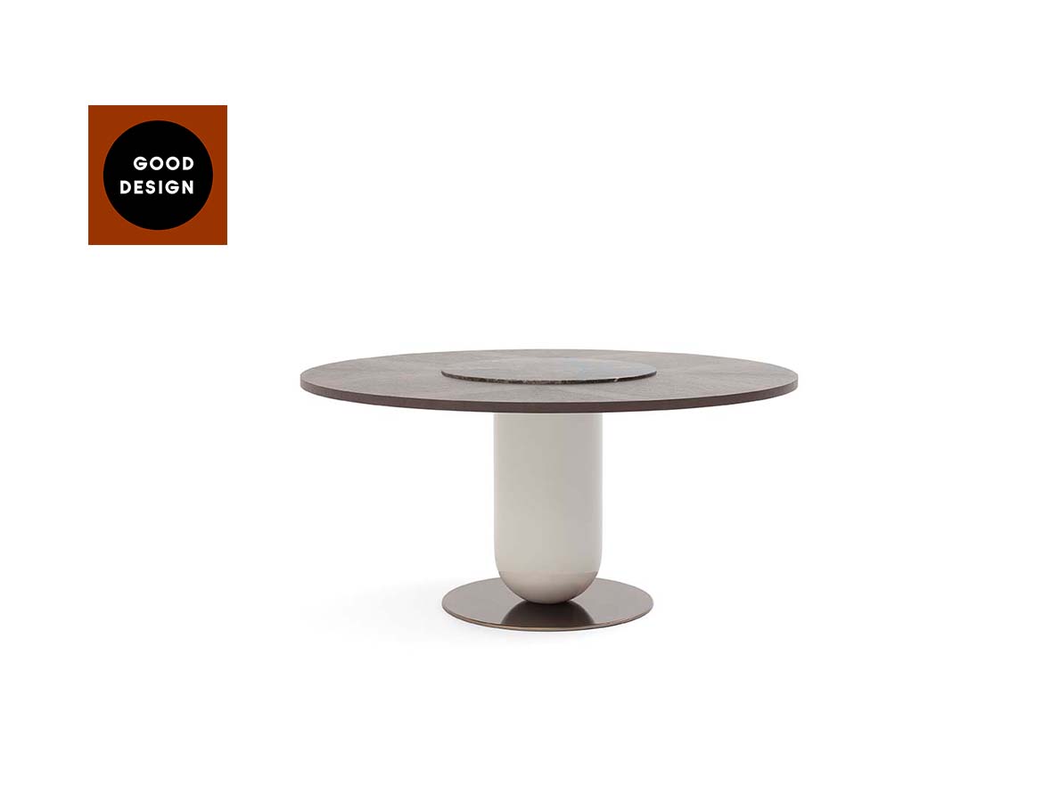 Ettore table win the good design award 2017 designed by Calvi Brambilla for Pianca