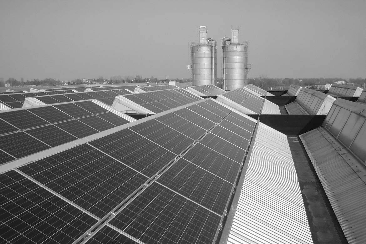 pannelli fotovoltaici installati sugli stabilimenti pianca