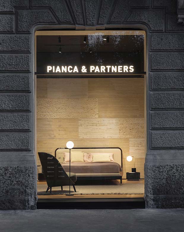 Pianca&Partners nuovo negozio dedicato al mondo contract