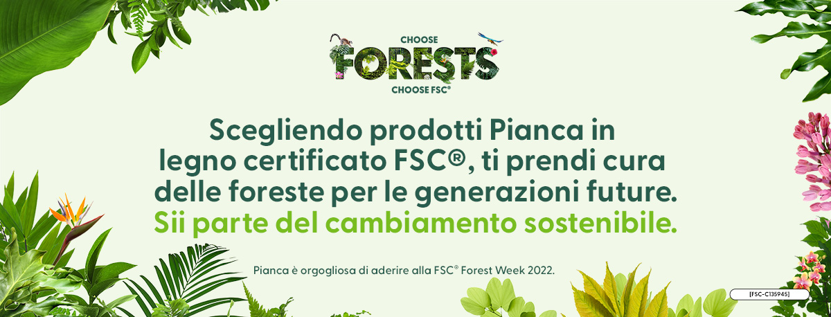Pianca partecipa all'evento della FSC Forest week 2022 per promuovere una gestione forestale rispettosa dell'ambiente, socialmente utile ed economicamente sostenibile