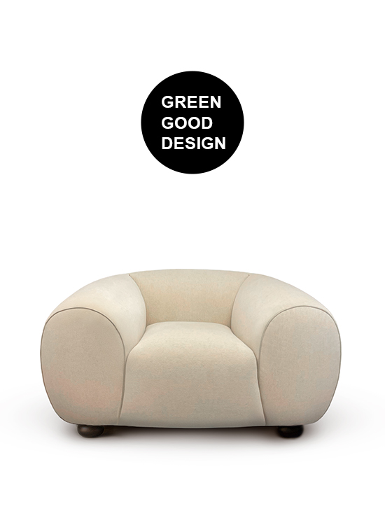 Green Good Design Award alla poltrona Regina Green